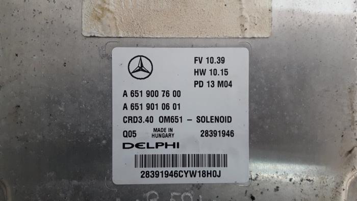 Ordinateur gestion moteur d'un Mercedes-Benz B (W246,242) 1.8 B-180 CDI BlueEFFICIENCY 16V 2013
