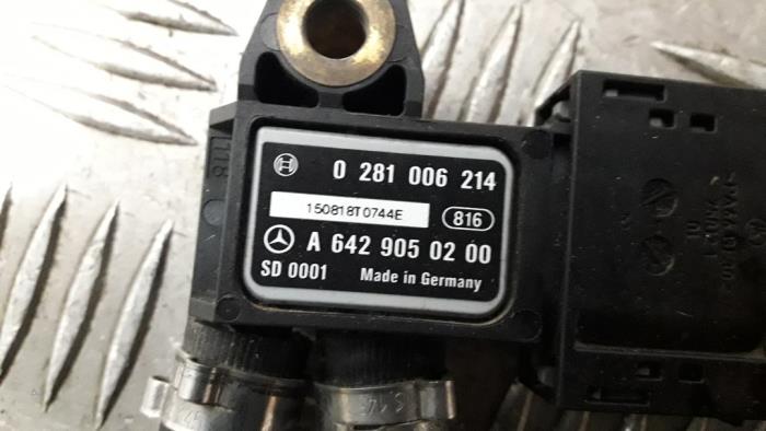 Capteur filtre à particules d'un Mercedes-Benz A (W176) 2.2 A-200 CDI, A-200d 16V 2015