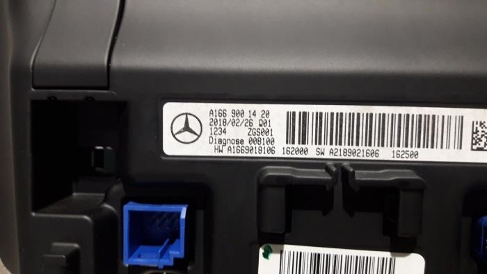 Navigation Display van een Mercedes-Benz B (W246,242) 1.6 B-180 BlueEFFICIENCY Turbo 16V 2018