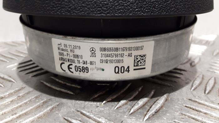 Left airbag (steering wheel) from a Mercedes-Benz A (177.0) 1.5 A-180d 2019