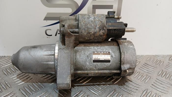 Startmotor Mercedes A (W176), 2012 / 2018 1.5 A-180 CDI, A-180d 16V, Halvkombi (Hatchback), Diesel, 1.461cc, 80kW (109pk), FWD, OM607951; K9K, 2012-06 / 2018-05, 176.012; 176.212 (Begagnad)