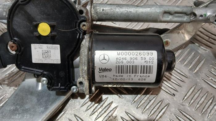 Wiper motor + mechanism Mercedes B 1.6 B-180 BlueEFFICIENCY Turbo 16V ...