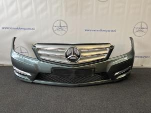 Used Front bumper Mercedes C (W204) 2.0 C-200 Turbo 16V Price € 250,00 Margin scheme offered by van Sabben Parts