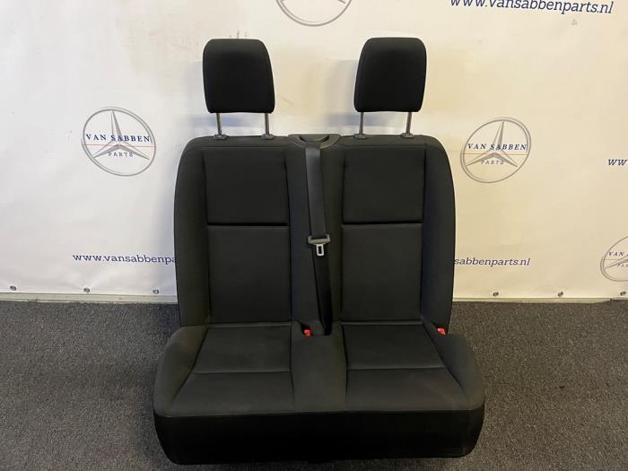 Double front seat, right from a Mercedes-Benz Sprinter 3,5t (907.6/910.6) 317 CDI 2.0 D RWD 2022