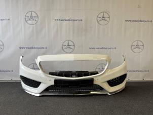 Used Front bumper Mercedes C (W205) C-200 2.0 CGI 16V Price € 1.250,00 Margin scheme offered by van Sabben Parts