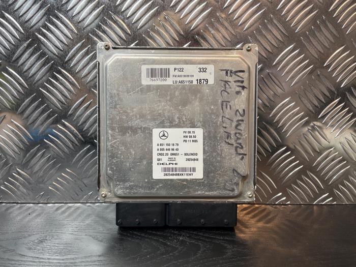 Used Engine management computer Mercedes Vito (639.6) 2.2 110 CDI 16V Euro 5 Price € 151,25 Inclusive VAT offered by van Sabben Parts