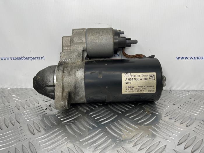 Begagnade Startmotor Mercedes Vito (447.6) 2.2 114 CDI 16V Pris € 60,50 Inklusive moms erbjuds av van Sabben Parts