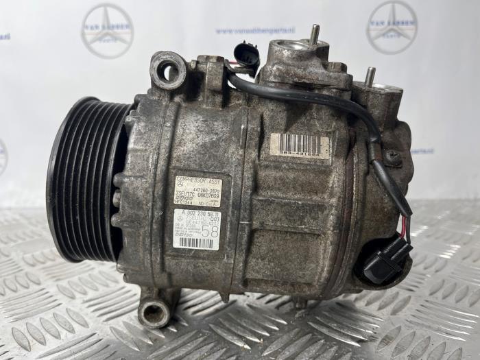Usagé Compresseur de clim Mercedes ML II (164/4JG) 3.0 ML-320 CDI 4-Matic V6 24V Prix € 225,00 Règlement à la marge proposé par van Sabben Parts