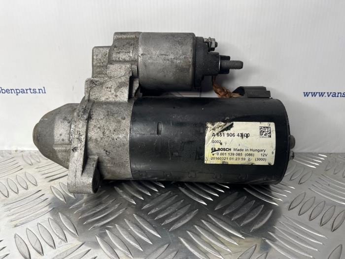 Begagnade Startmotor Mercedes Vito (447.6) 2.2 114 CDI 16V Pris € 60,50 Inklusive moms erbjuds av van Sabben Parts