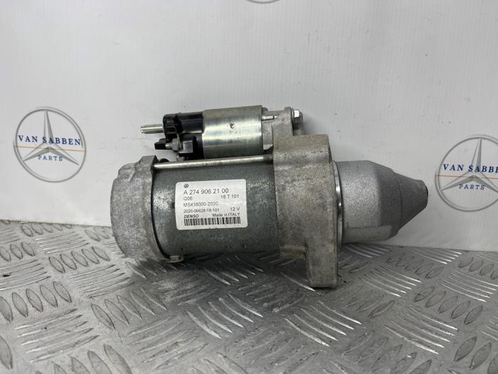 Begagnade Startmotor Mercedes C (W205) C-180 1.6 16V Pris € 50,00 Marginaltabell erbjuds av van Sabben Parts