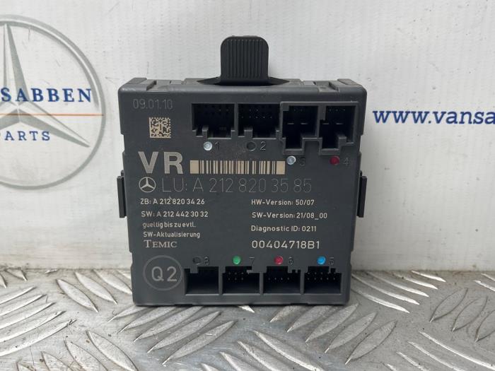 Używane Modul centralnego zamka Mercedes C (W204) 2.2 C-200 CDI 16V Cena € 25,00 Procedura marży oferowane przez van Sabben Parts