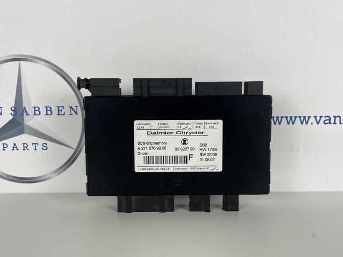 Begagnade Sätesdator Mercedes ML II (164/4JG) 3.0 ML-320 CDI 4-Matic V6 24V Pris € 40,00 Marginaltabell erbjuds av van Sabben Parts