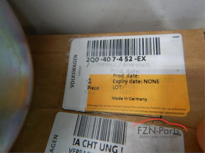 Front drive shaft, right Volkswagen Polo - 2Q0407272BP