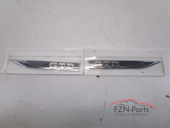 Używane Emblemat Volkswagen Golf VII (AUA) 2.0 GTD 16V Cena € 25,00 Z VAT oferowane przez FZN Parts