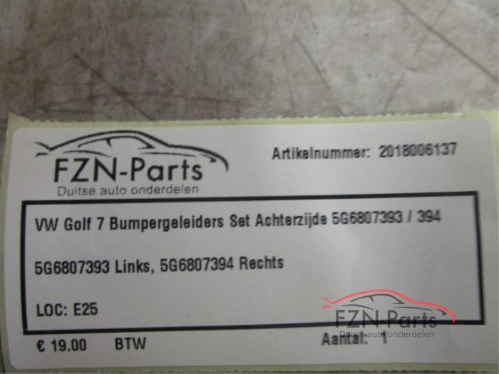Używane Rózne Volkswagen Golf Cena € 19,00 Z VAT oferowane przez FZN Parts