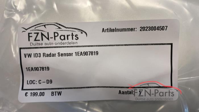 Begagnade Radarsensor Volkswagen ID.3 Pris € 249,01 Inklusive moms erbjuds av FZN Parts