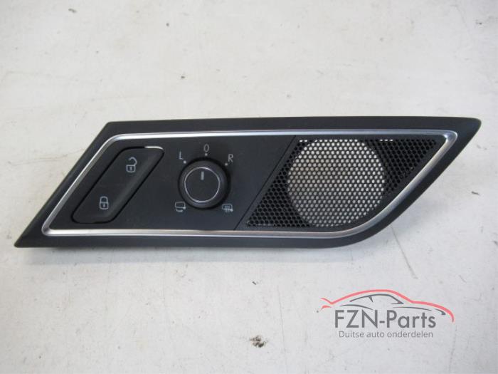 Używane Przelacznik lusterka Volkswagen Golf Sportsvan (AUVS) 1.0 TSI 12V BlueMotion Technology Cena € 19,00 Z VAT oferowane przez FZN Parts