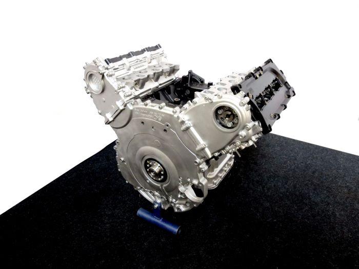 Motor de un Audi Q7