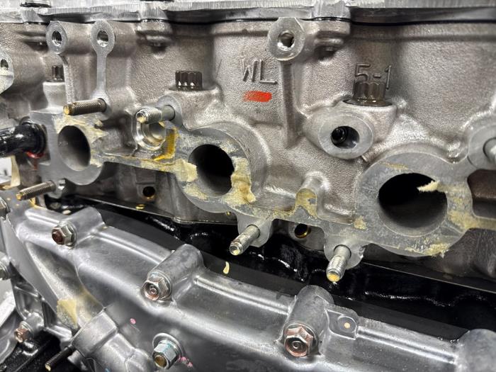 Motor van een Mazda BT-50 2.5 Di 16V