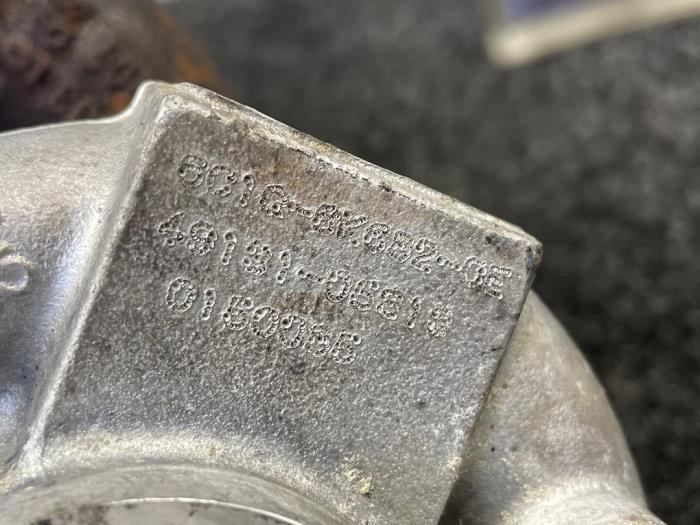 Turbo van een Ford Transit 2.2 TDCi 16V 2010