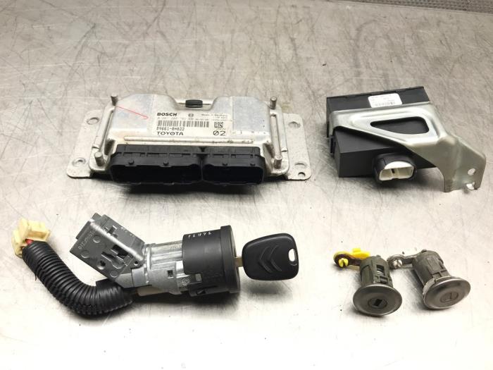 Ignition lock + computer Citroen C1 1.0 12V - 0261208702 1KRFE