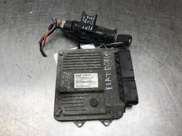 Used Ignition lock + computer Fiat Doblo (223A/119) 1.3 JTD 16V Multijet DPF Price on request offered by Autosloperij Alexander