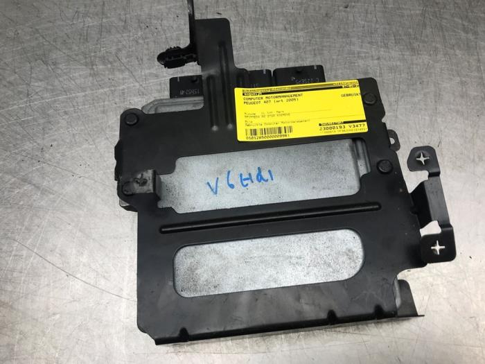 Used Engine management computer Peugeot 407 (6C/J) 2.7 HDi V6 24V Price on request offered by Autosloperij Alexander