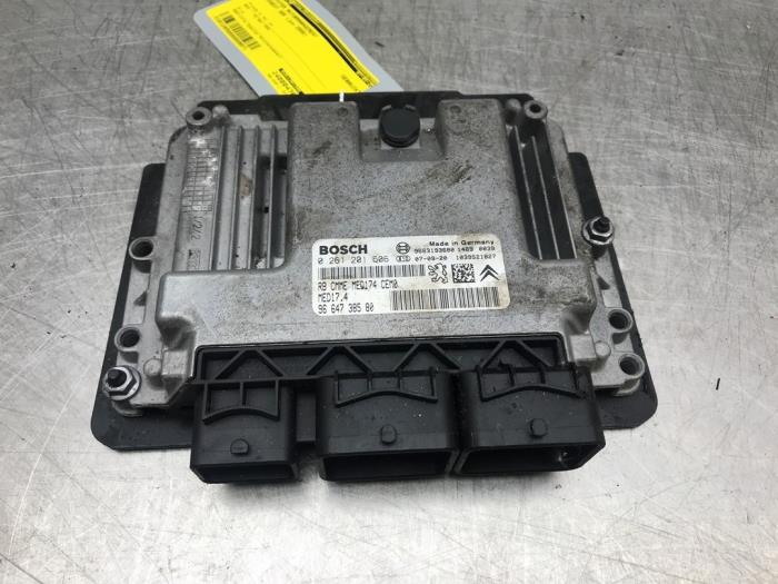 Engine management computer Peugeot 308 SW (4E/H), 2007 / 2014 1.6 16V THP 150, Combi/o, 4-dr, Petrol, 1.598cc, 110kW (150pk), FWD, EP6DT; 5FX, 2007-09 / 2014-10, 4E5FXH; 4H5FXH (Used)