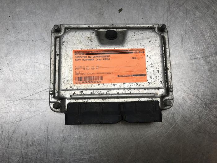 Used Engine management computer Seat Alhambra (7V8/9) 2.0 Price on request offered by Autosloperij Alexander