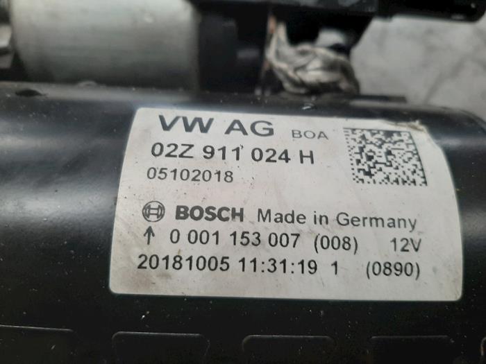 Anlasser van een Volkswagen Caddy IV 2.0 TDI 75 2019