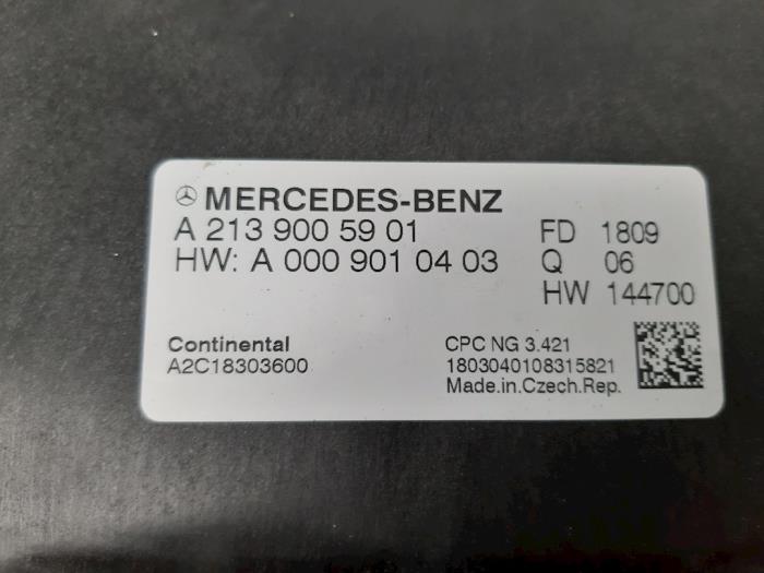 Modul (sonstige) van een Mercedes-Benz E (W213) E-63 AMG S 4.0 V8 Turbo 4-Matic+ 2019