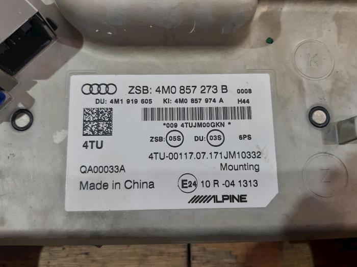 Wyswietlacz nawigacji z Audi Q7 (4MB/4MG) 3.0 TDI V6 24V e-tron plug-in hybrid 2017