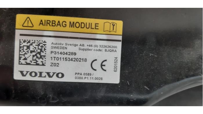Airbag piétons d'un Volvo V40 (MV) 2.0 D2 16V 2016