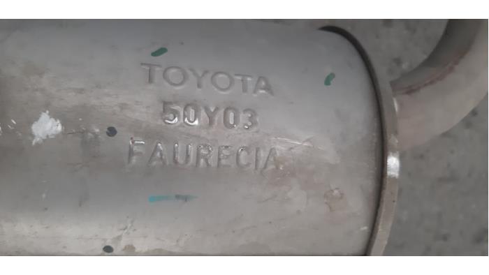 Echappement (complet) d'un Toyota Auris (E18) 1.2 T 16V 2018