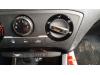 Air conditioning control panel from a Hyundai i20 (GBB) 1.2i 16V 2018