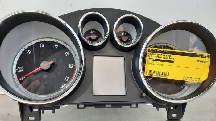 Odometer KM from a Opel Zafira Tourer (P12) 1.6 CDTI 16V ecoFLEX 136 2015