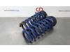 Rear coil spring from a BMW 3 serie (F30) 340i xDrive 3.0 TwinPower Turbo 24V 2016