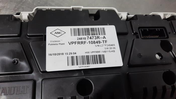 Compteur d'un Opel Vivaro 1.6 CDTi BiTurbo 145 2018