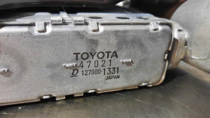 Ladeluftkühler van een Toyota Auris (E18) 1.2 T 16V 2018