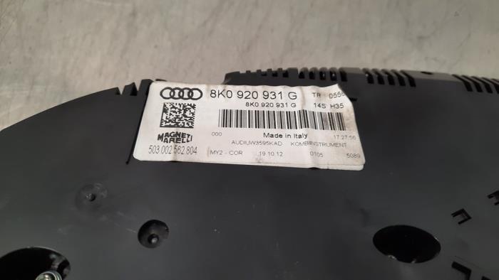 Cuentakilómetros de un Audi RS 4 Avant (B8) 4.2 V8 32V 2012
