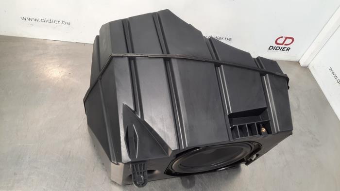 Subwoofer van een Tesla Model 3 EV AWD 2021
