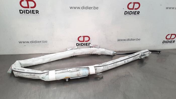 Roof curtain airbag, left from a Nissan Juke (F15) 1.2 DIG-T 16V 2017