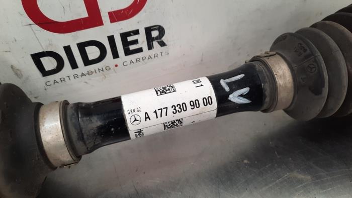 Front drive shaft, left from a Mercedes-Benz A (177.0) 1.3 A-180 Turbo 16V 2019