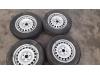 Set of wheels + tyres from a Volkswagen Caddy Combi IV, 2015 1.4 TGI EcoFuel, MPV, 1.395cc, 81kW (110pk), FWD, CPWA, 2015-06 / 2020-09 2019