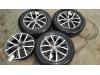 Set of wheels + winter tyres from a Volkswagen Tiguan (AD1), 2016 2.0 TDI 16V BlueMotion Technology SCR, SUV, Diesel, 1.968cc, 110kW (150pk), FWD, DFGA; DTSB; DTSA, 2016-01 2018