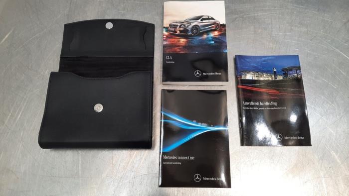 Instruction Booklet from a Mercedes-Benz CLA (117.3) 2.2 CLA-200 CDI, 200 d 16V 2016