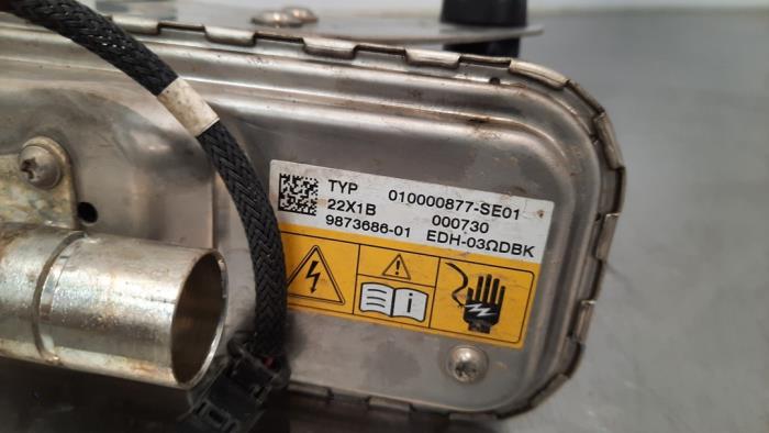 Radiator fluid heating module from a BMW X2 (F39) xDrive 25e 1.5 12V TwinPower Turbo 2020