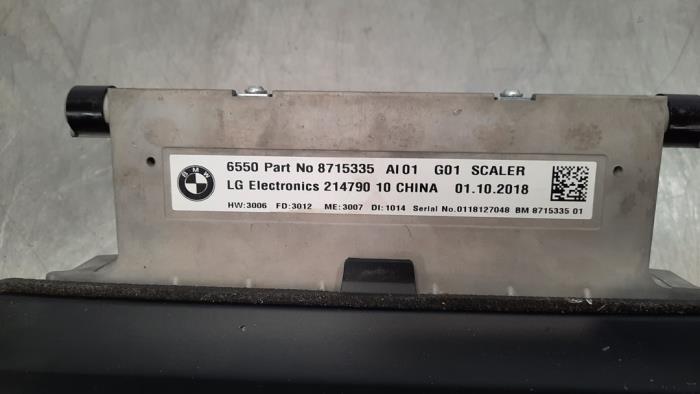 Affichage navigation d'un BMW X3 (G01) xDrive 20d 2.0 TwinPower Turbo 16V 2019