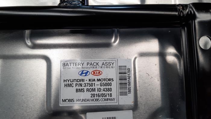 Batterie (hybride) d'un Kia Niro I (DE) 1.6 GDI Hybrid 2017