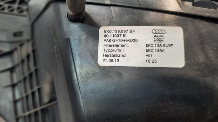 Boîtier filtre à air d'un Audi A5 Cabrio (8F7) 2.0 TDI 16V 2014
